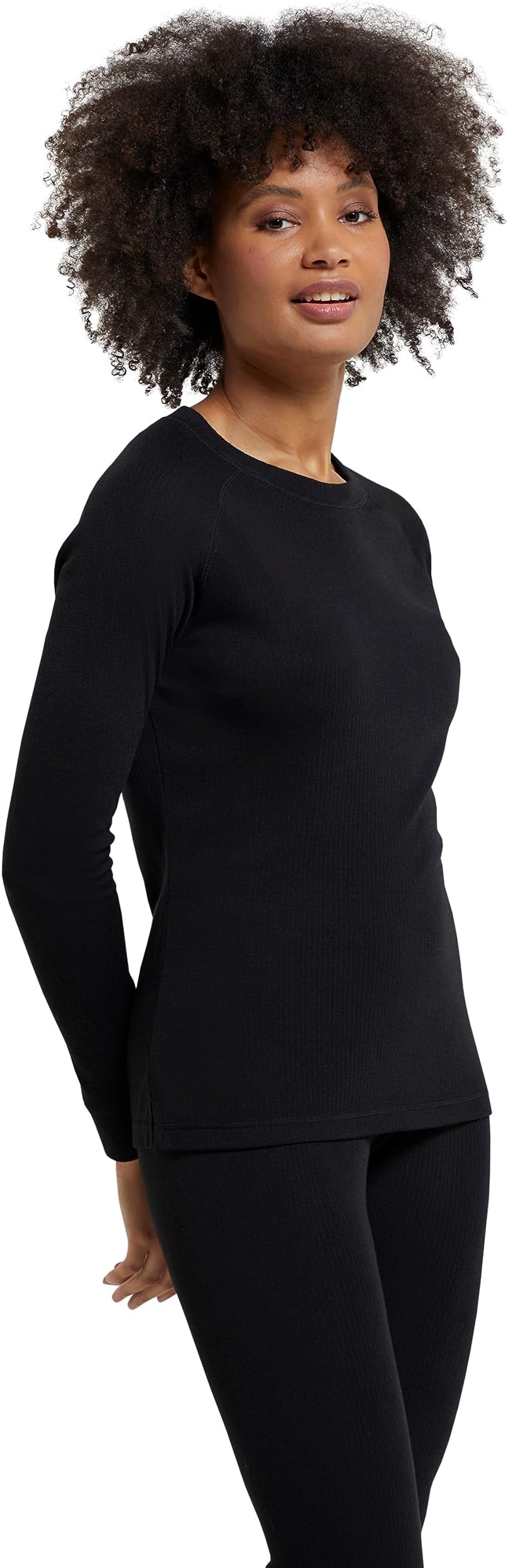Mountain Warehouse Talus Womens Long Sleeves Baselayer Top - Thermal Underwear, Lightweight, Breathable, Warm & Easy Care - Autumn, Winter & Outdoors