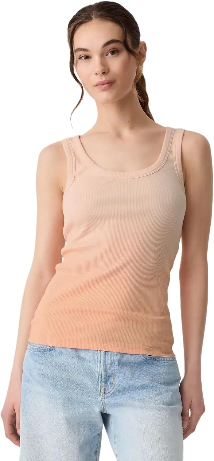 Gap Womens Ribbed Scoop Tank