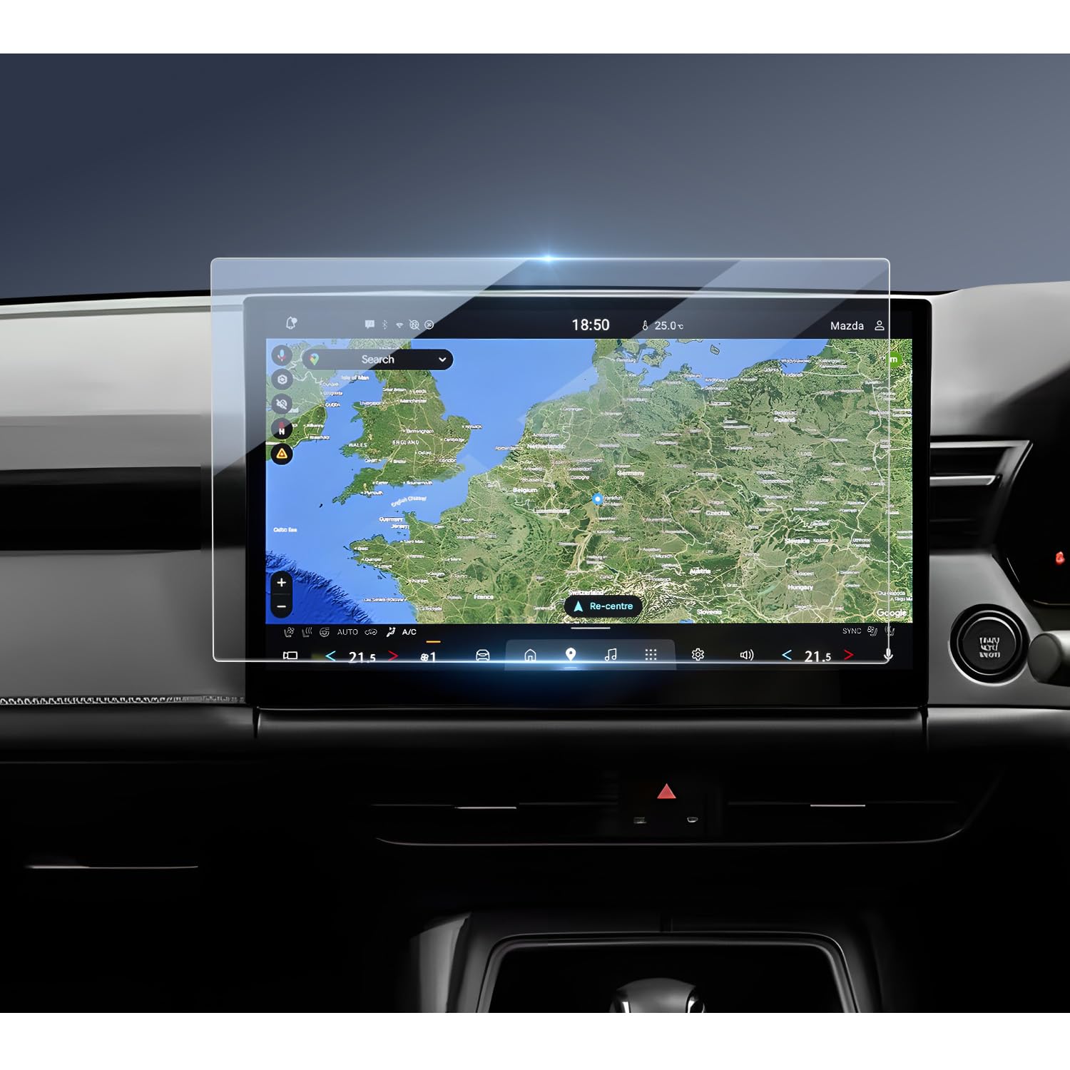 Amazon.co.jp: HUAHAO マツダ CX-5 KM系専用 保護フィルム 15.6インチ
