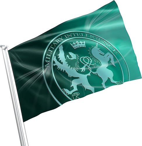 Secret Intelligence Service (SIS) - Bandera de 3 x 5 pulgadas, ojales de latón con doble costura (SIS MI6)