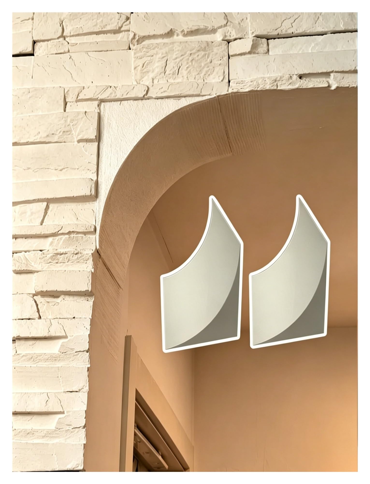 Molde for arco interior elegante y decorativo para salones y pasillos del hogar