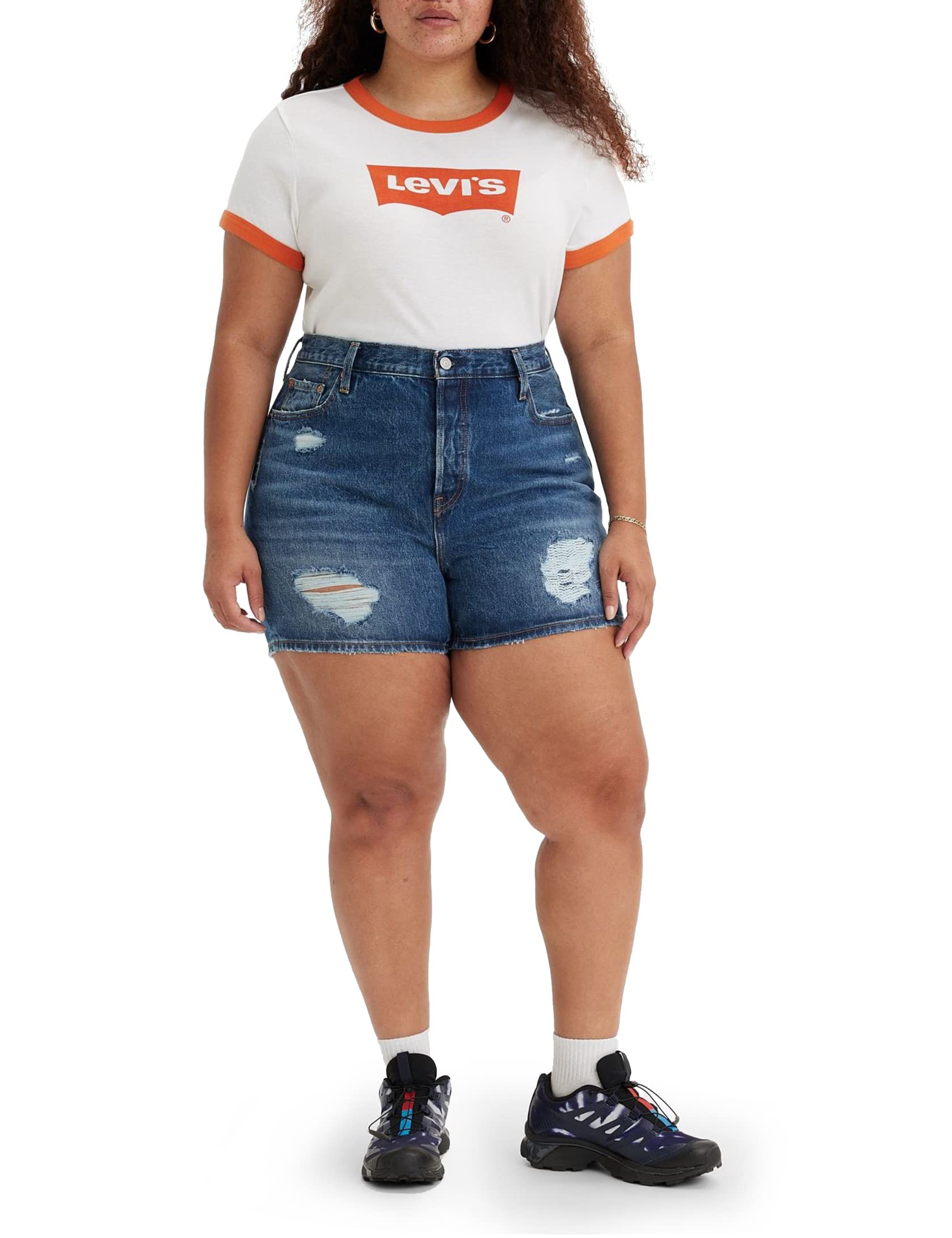 Levi's Plus Size 501® High Rise Shorts Short en denim Femme, Broken  Midnight Plus, 20W : Amazon.fr: Mode