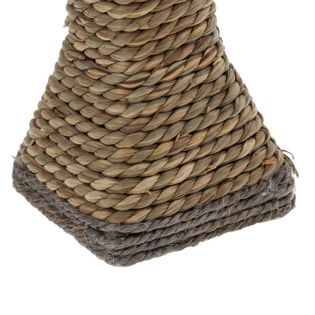 Litewoo Haustier Kletterbaum Spielzeug Rattan Gras Kratzbaum Häschen Spielzeug Klettergerüst Aktivitätszentrum mit Karotte für Katze Kaninchen Hamster Kleintierspielzeug