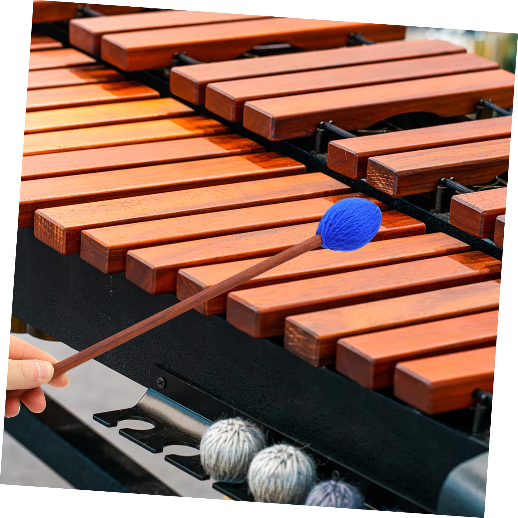 VICASKY 10piezas Mallets De Percusión Para Marimba y De Lengua De Mango De Accesorios Para Instrumentos De Percusión Color Aleatorio