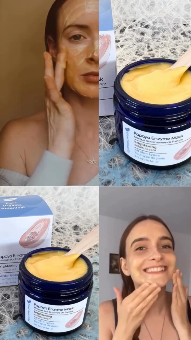 Amazon.com : Blue Beautifly Papaya Enzyme Exfoliating Mask for