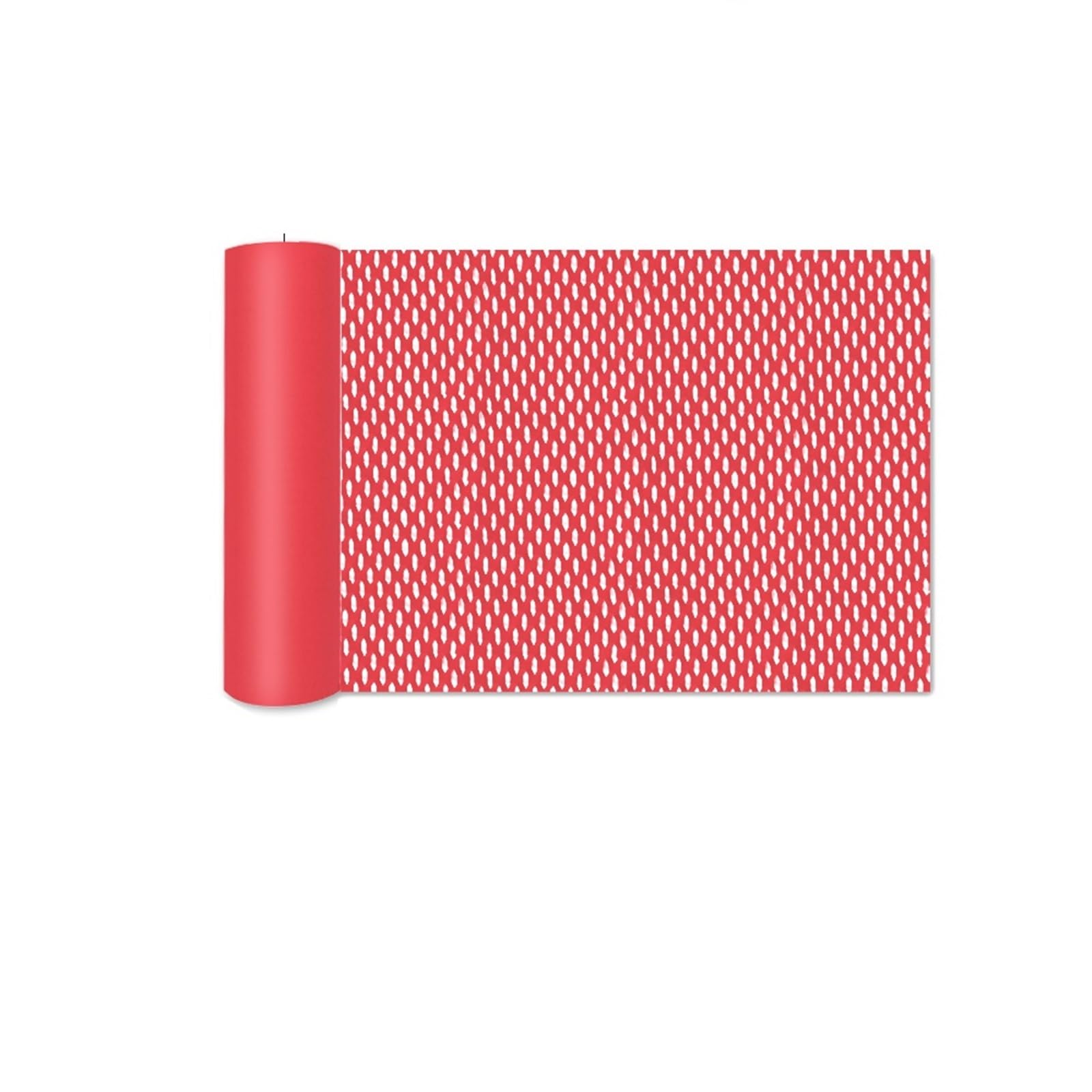 Ppqiru Red Honeycomb Packing Paper Sustainable Alternative To Bubble Wrapfor Moving/Shipping/Packing Roll For Cushioning(,10M*50Cm)