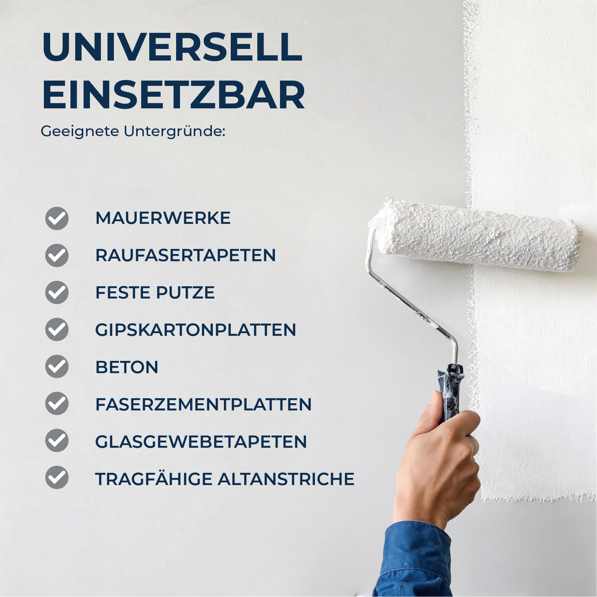 derendo Latexfarbe grün salbeigrün matt abwaschbar 5 Liter für Innen Küche Badezimmer streichen grüne Wandfarbe hohe Deckkraft hellgrün 5L
