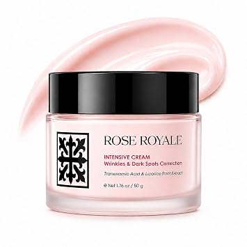 DEHAZ Rose Royale Intensive Cream - Rosa Damascena & Hyaluronic Acid, 1.7oz