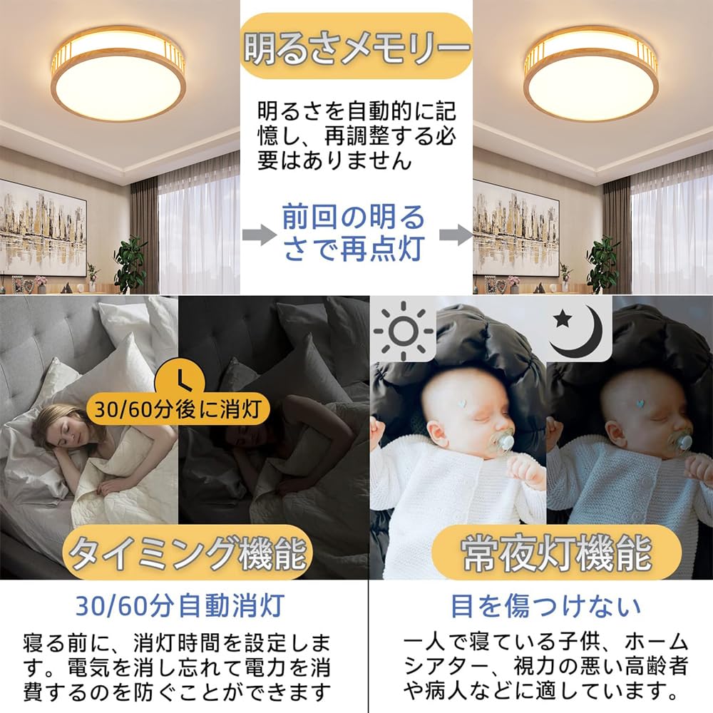 Amazon.co.jp : KOVOL シーリングライト 8畳 10畳 12畳 LED シーリング