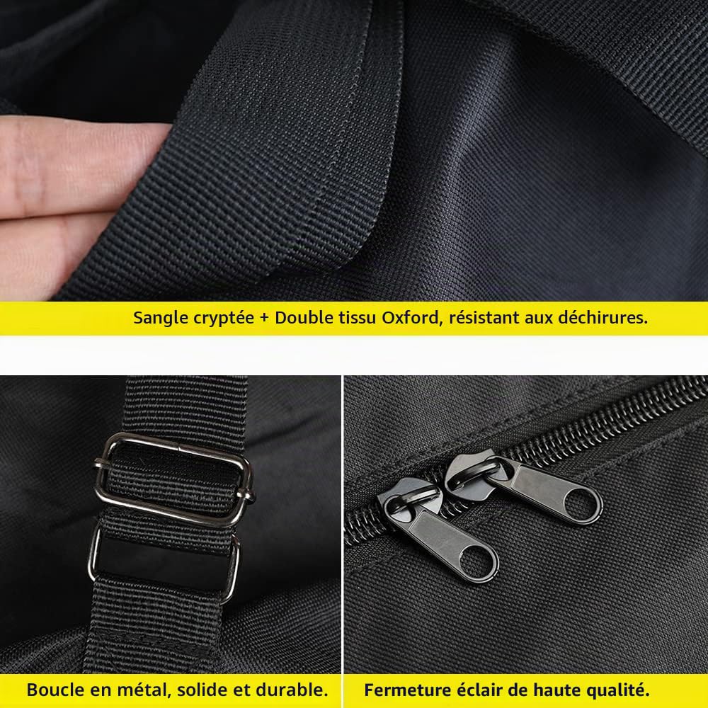 Sacoche de vélo pliable de 66 cm - Convient pour les vélos pliants de 26 pouces ou moins - Mallette de transport pour vélo, voyage, voyage