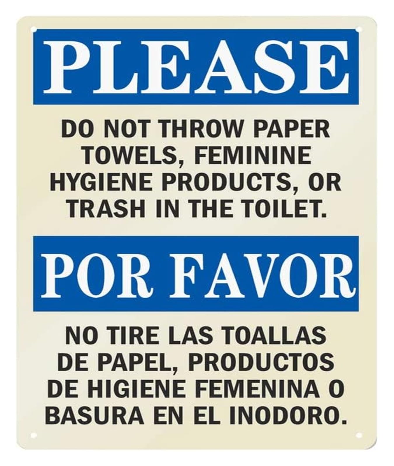 PKNVKZIDK Funny Bathroom Sign Vintage Tin Metal Art Retro Wall Decor Humorous Rules for Home Laundry Room Man Cave Office Farmhouse 8 X 12 inch