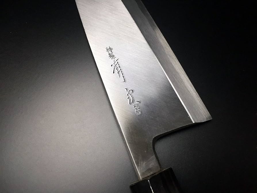 有次 特製 別打 小出刃包丁 4寸 霞 青鋼 水牛角巻 朴柄 有次 特製 別打 小出刃包丁 4寸 霞 青鋼 水牛角巻 朴柄 - メルカリ