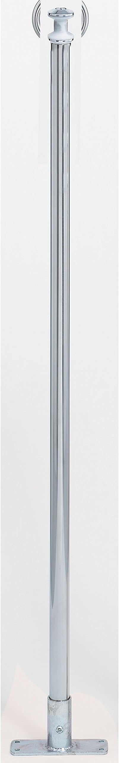 Attwood 9433-S Stainless Steel Ski Pylon - 43" Fixed Height x 1-1/4" Diameter