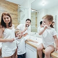 Vista 2 de Hushee Juego de 300 cepillos de dientes desechables y jabón de peine para personas sin hogar, 100 cepillos de dientes a granel, 100 peines de pelo