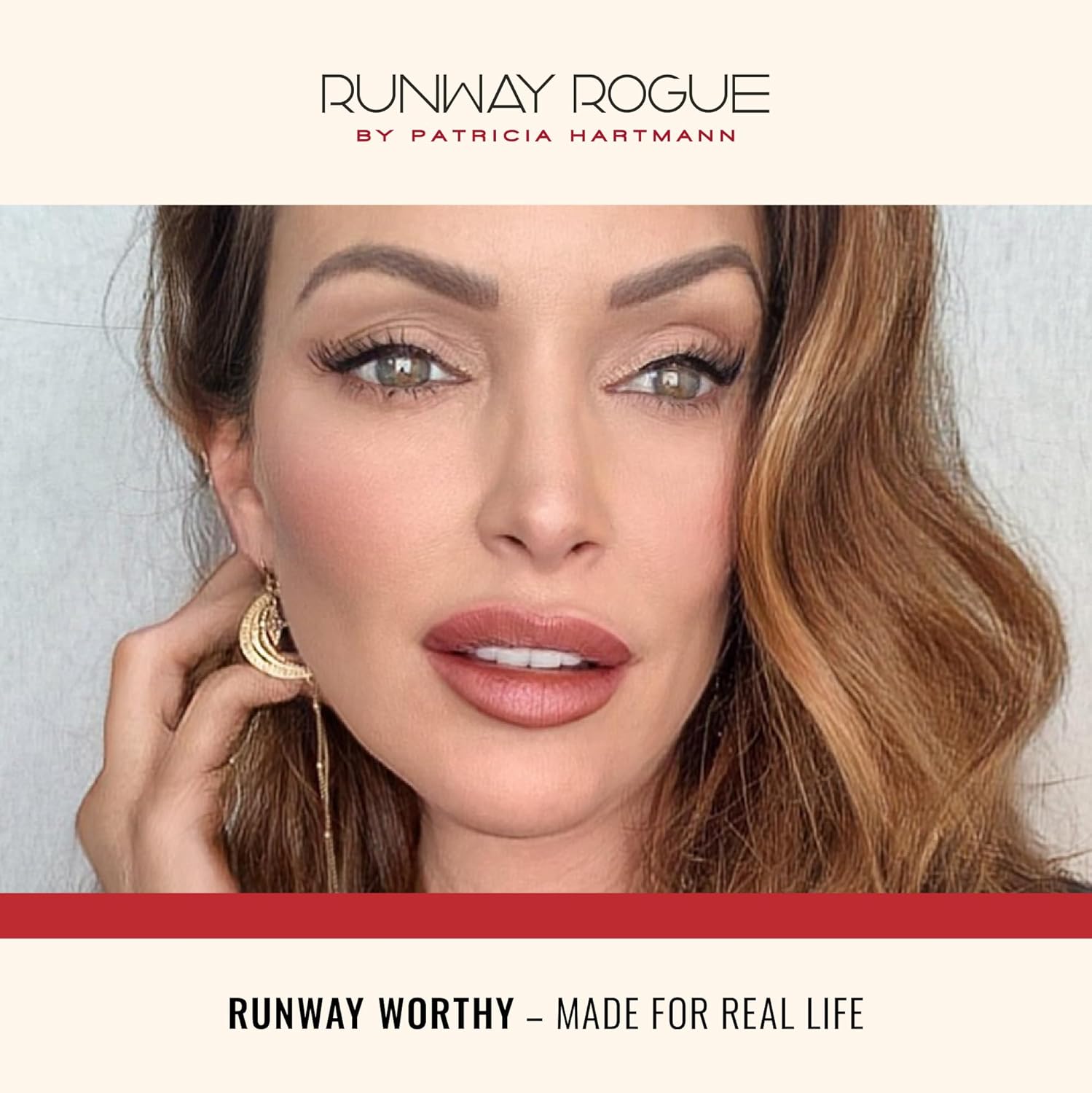 Runway Rogue Velvet Glam Liquid Lipstick, Almost-Matte Rose-Plum Lipstick, ‘On Stage’