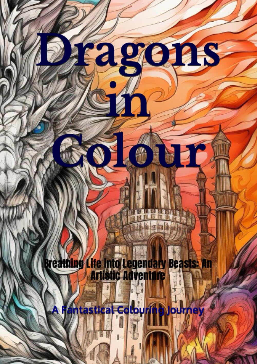 Dragons in Colour: A Fantastical Colouring Journey: Breathing Life into Legendary Beasts: An Artistic Adventure