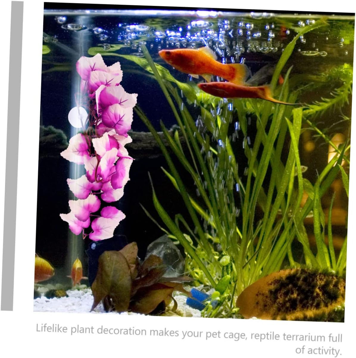 KESYOO 10pcs Faux Terrarium Plants for Reptile Decor Realistic Fake Plants for Aquariums Terrariums Stress-reducing Habitat Accessories for Snakes Lizards and Geckos