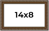 Vista 35 de Marco de fotos completo de madera dorada envejecida de 16 x 20 pulgadas con plexiglás acrílico UV, parte trasera de tablero de espuma y accesorios