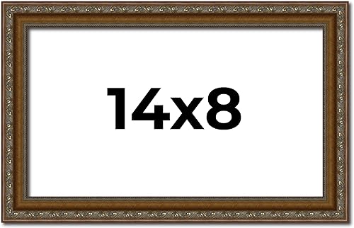 Miniatura 35 de Marco de fotos completo de madera dorada envejecida de 16 x 20 pulgadas con plexiglás acrílico UV, parte trasera de tablero de espuma y accesorios