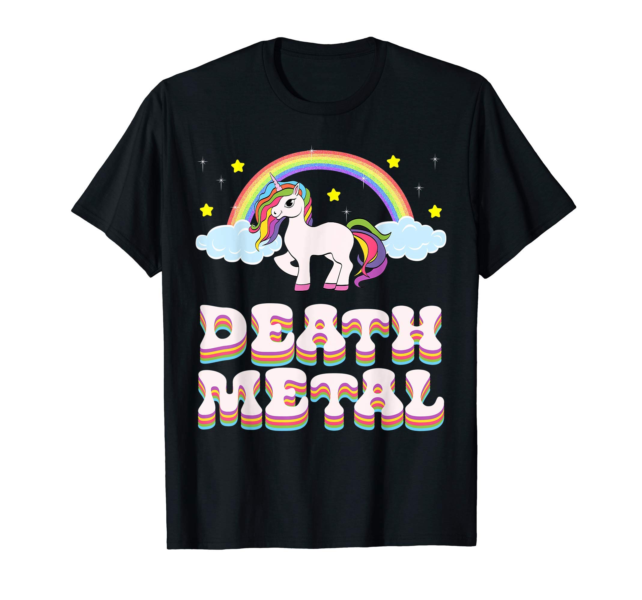 Funny Death Metal Unicorn Rainbow T-Shirt Gift FanFunny Death Metal Unicorn Rainbow T-Shirt Gift T-ShirtOEKO-TEX STANDARD 100