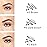 Eyebrow Pencil,3 PCS Waterproof Professional Makeup Micro Brow Pencil,Brow Kit with Eyebrow Brush and Razor,Ultra-Fine Mechanical Pencil,Eyebrow Pencils for Women