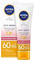 NIVEA SUN Protetor Solar UV Face Q10 Anti-Idade FPS 60 50ml
