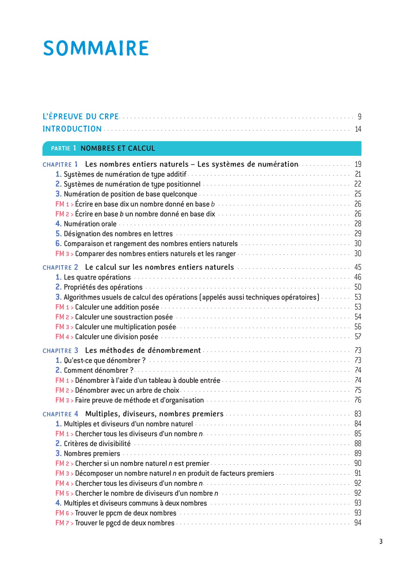 Mathématiques - CRPE 2026-2027 - Epreuve écrite d'admissibilité - L3 et M2