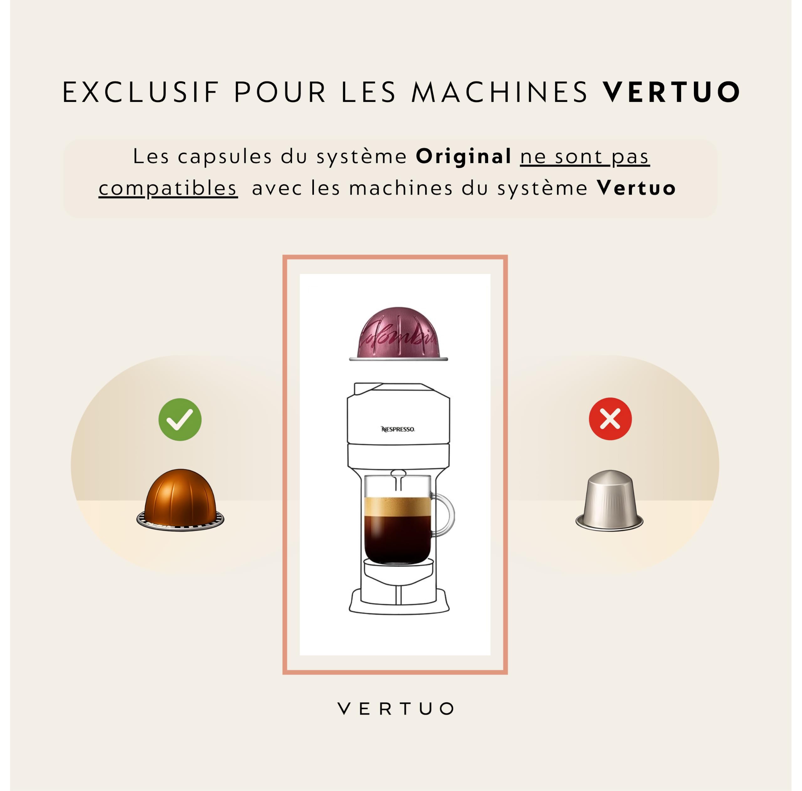 Nespresso De'Longhi Machine à Café Vertuo Next Noir Mat, Capsules café Vertuo seulement, Technologie Centrifusion, 5 Tailles de Tasses + Kit de Bienvenue, Design Moderne, Arrêt Automatique, ENV120.BM