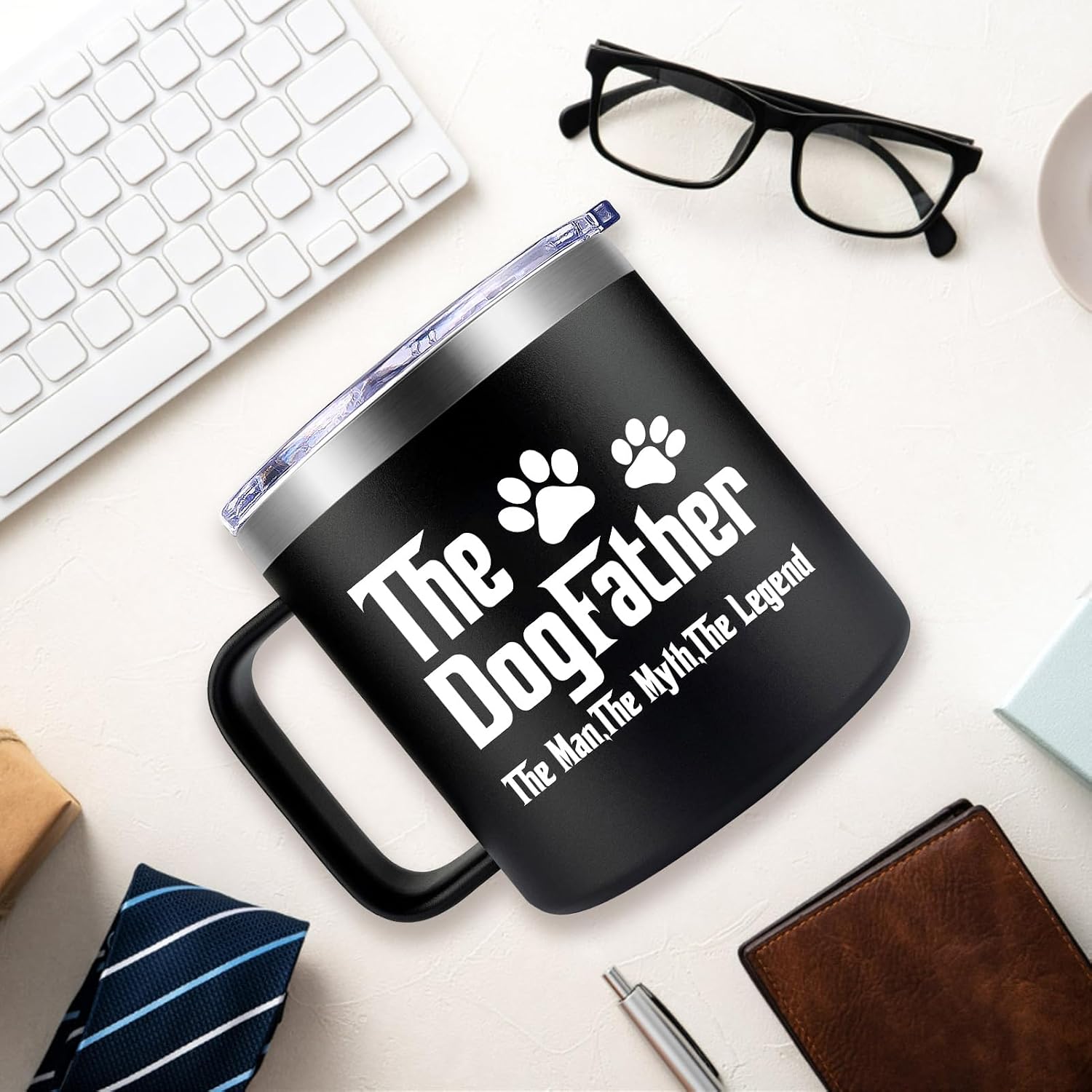 Fufendio Dog Dad Gifts for Men - Dog Dad Mug - Dogs Lover Fathers Day Gift - Coffee Mug 14oz