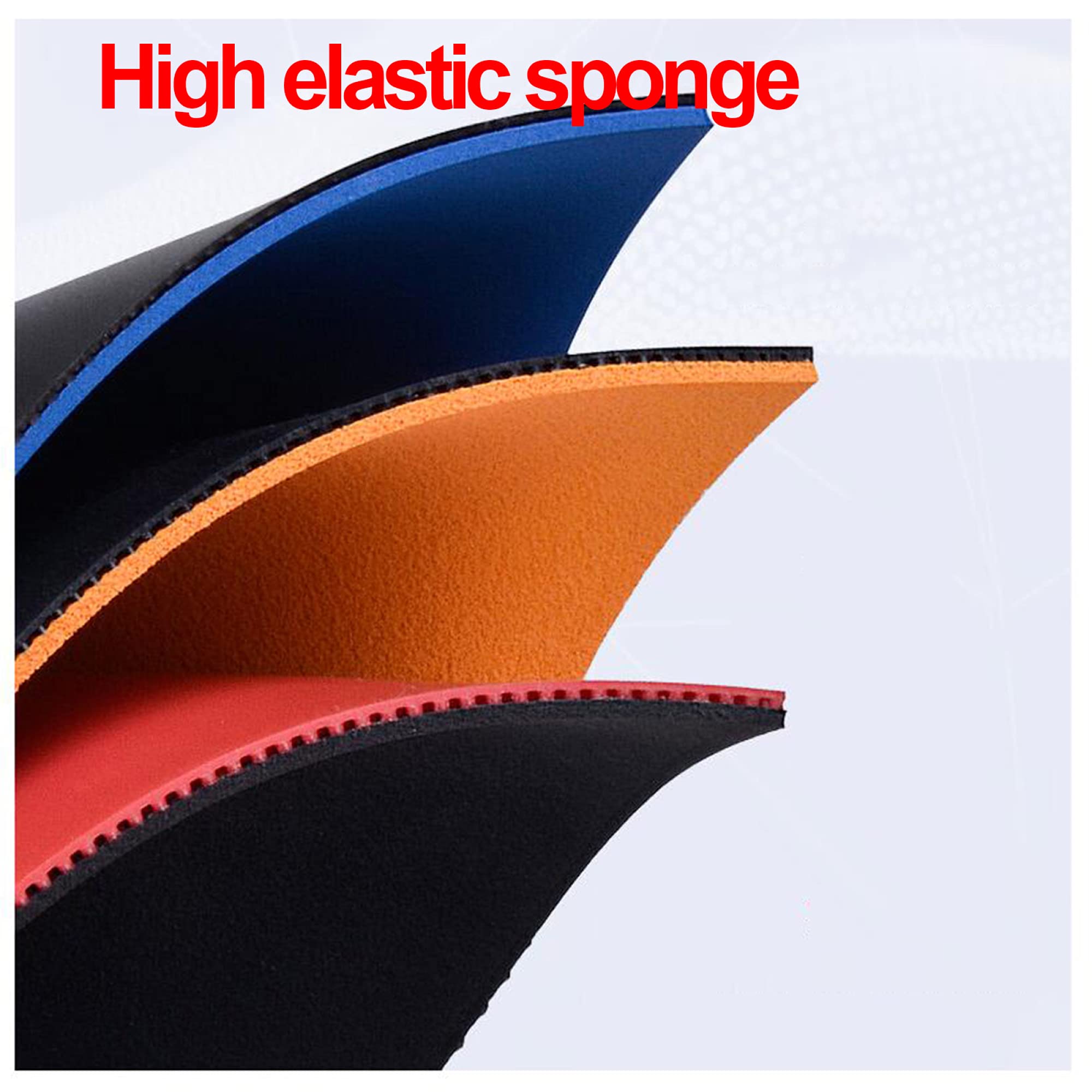 Rakietki do ping-ponga, Carbon Rubber,Great Spin and Control,Comfortable Handle / 9 Stars(Long handle)