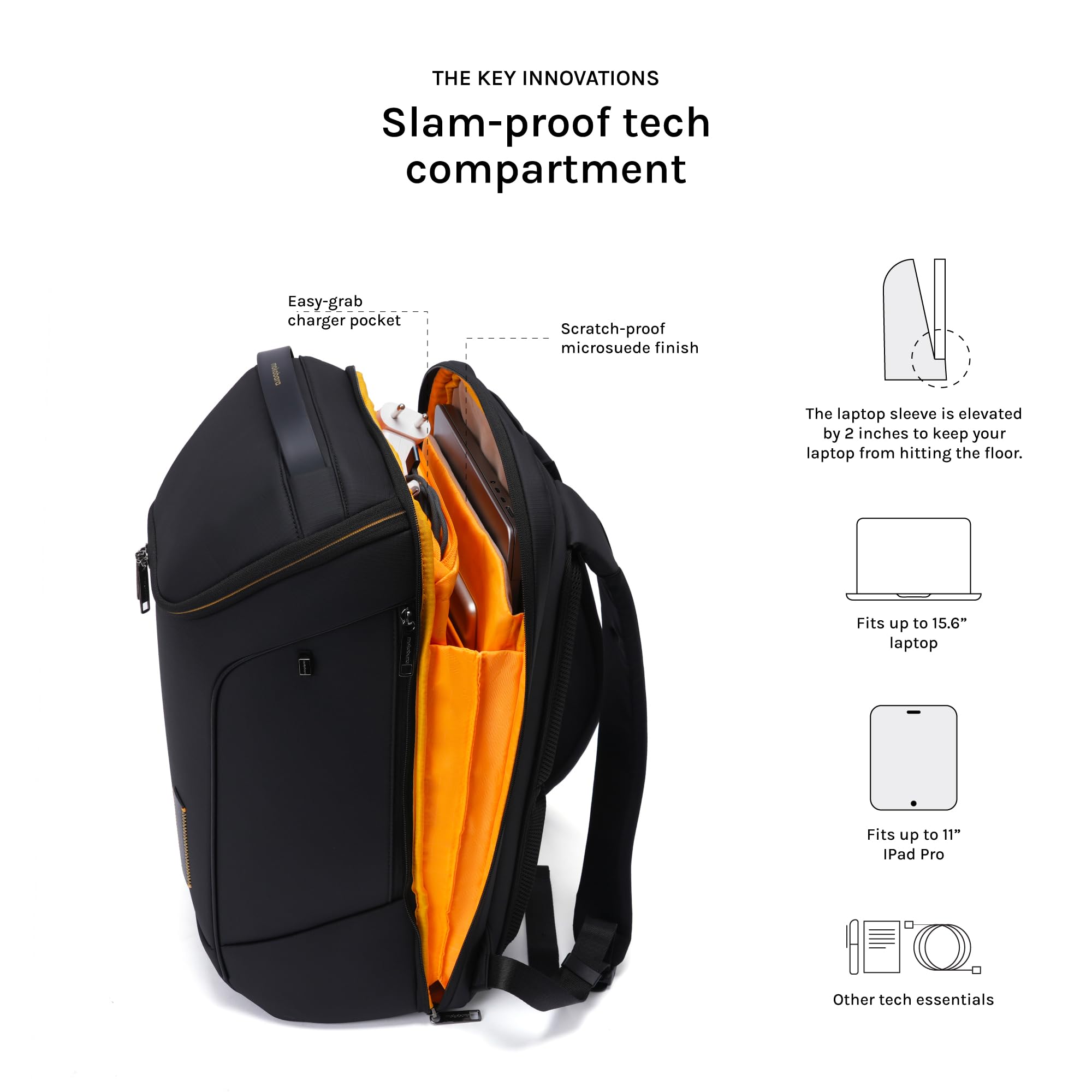 MOKOBARA Transit Z 30L Laptop Backpack 15.6 Inch Office Travel Bag Black — Amazon image 4