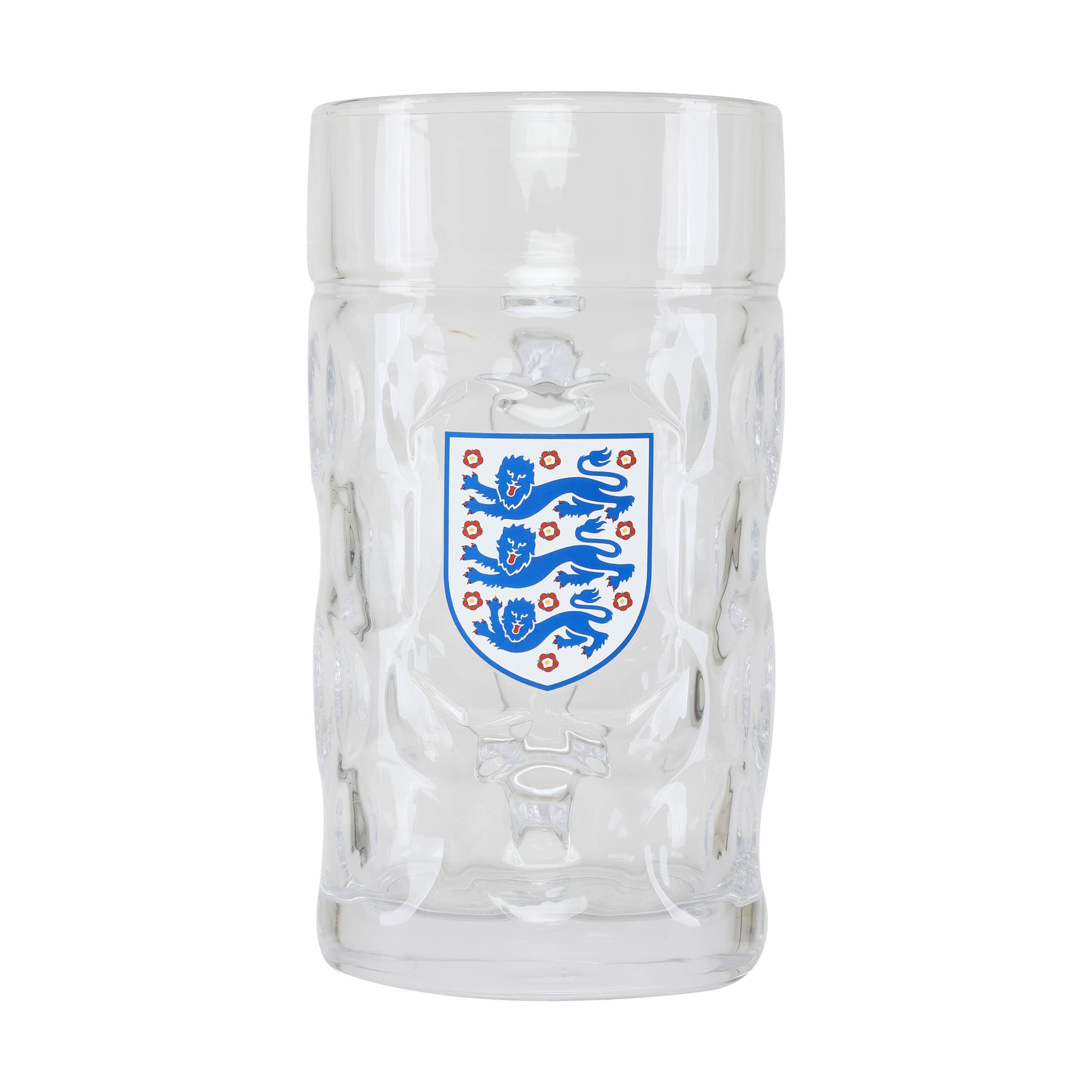 Foco England Official Football Dimple Stein Glass 1000Ml