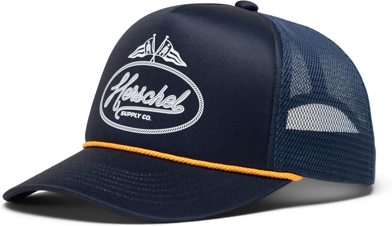 Herschel Supply Co. Marina Mesh Yachting Cap, Darkest Navy