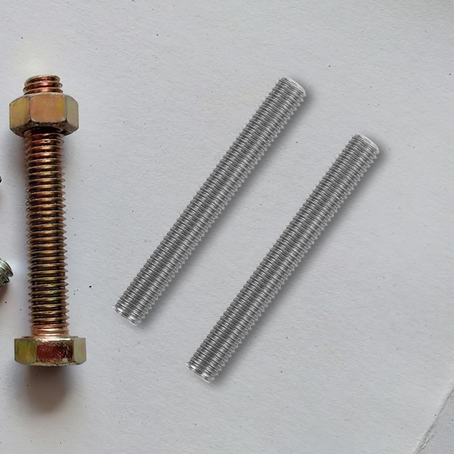 4pcs M8 Stainless Steel Fully Threaded Rod Studs for Assembly