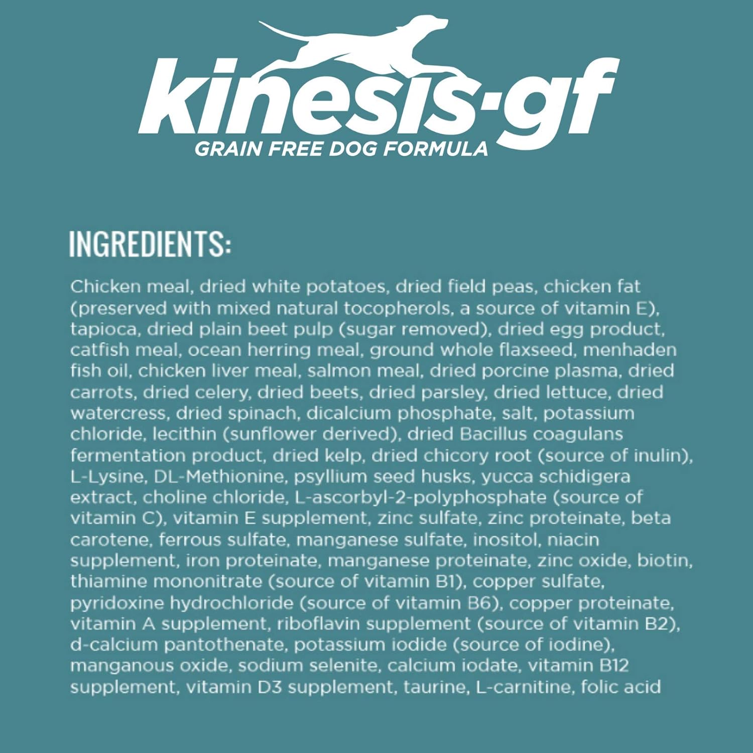 Dr. Tim's Grain Free Kinesis for Sensitive Dogs Premium Dry Dog Food, 30 lb. Bag