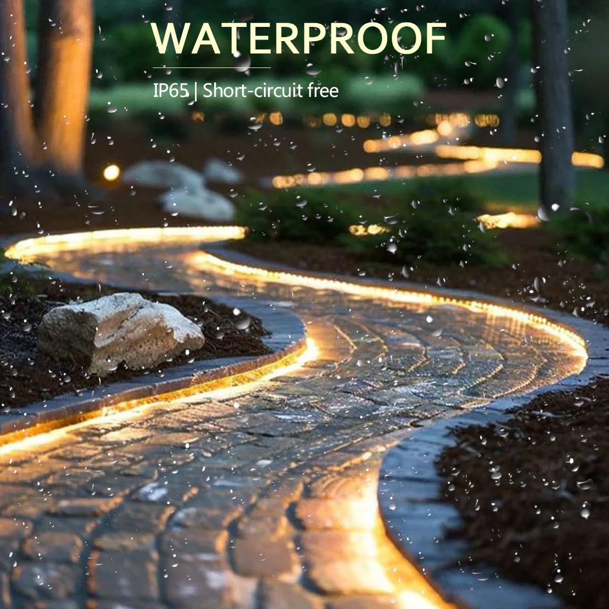 Led Walkway Rope Long Driveway Rope Lighting How To Install Low Voltage Deck Lighting