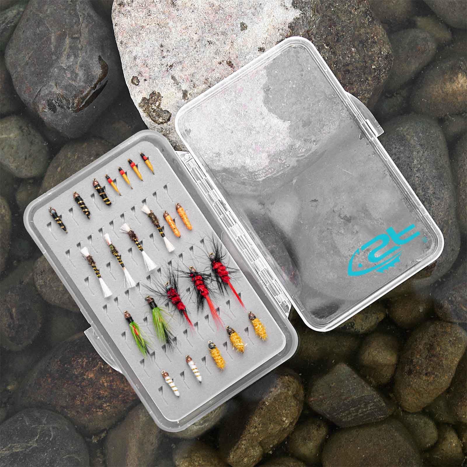 Slim Fly Box for Fishing - Keep Flies Organized -6