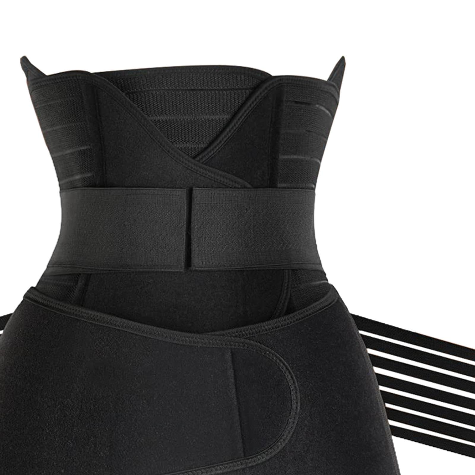 Taillentrainer Damen Sport Bauchgurt Modelliergürtel Körpergürtel Polyester Strapazierfähig mit Pelvis Unterstützung für Training Bodybuil
