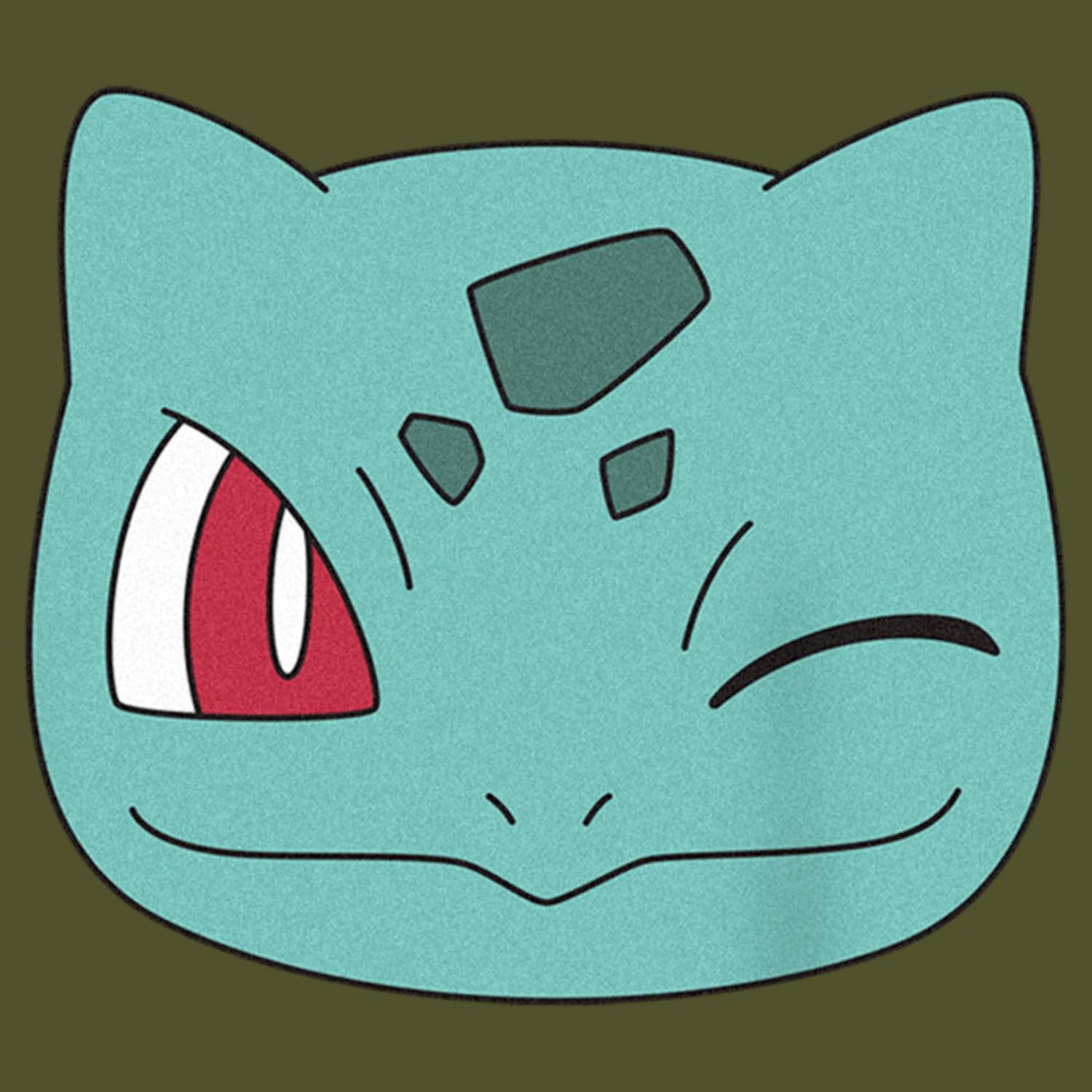 Fifth Sun PKM Bulbasaur Face Women's Racerback Tank Top