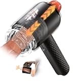 DANKIS Sex Toys for Men, Automatic Male Masturbator with 6 Powerful Thrusting & Vibration Modes, Hands-Free Stroker for Men Pleasure, Open-Ended Sex Machine Penis Pump Male Toy