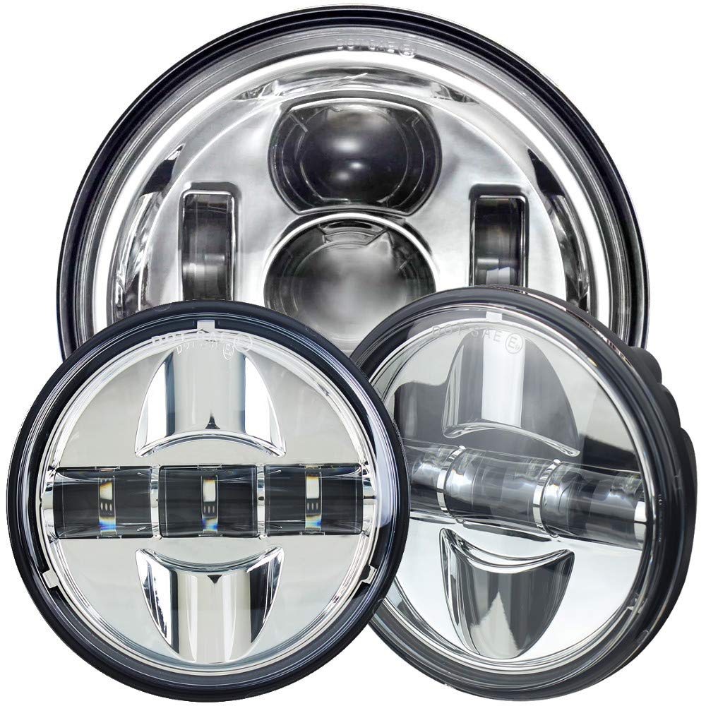 Buy Eagle Lights LED Headlight and Spot Light Upgrade kit for Indian