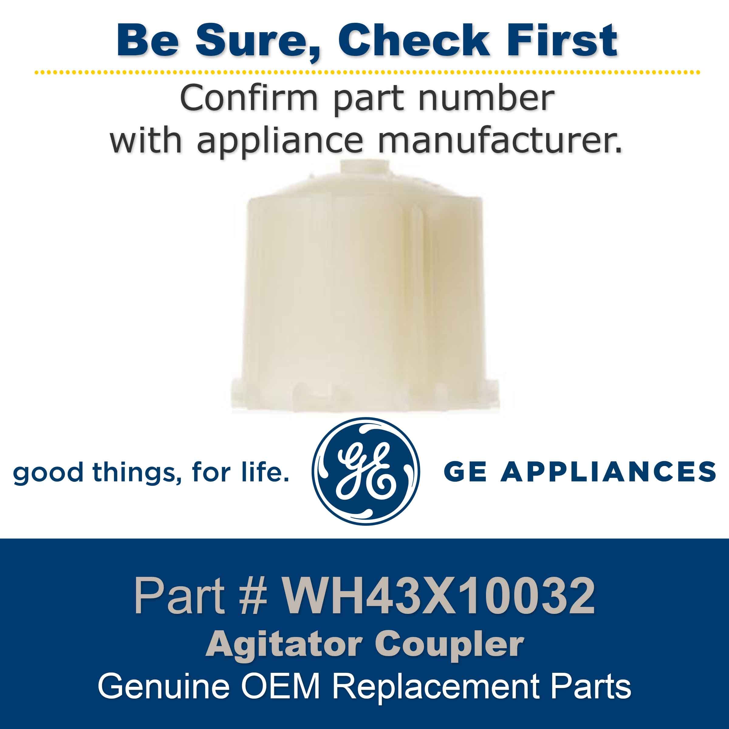 AGITO品 Amazon.com: GE WH43X10032 Agitator Coupler , White : Appliances