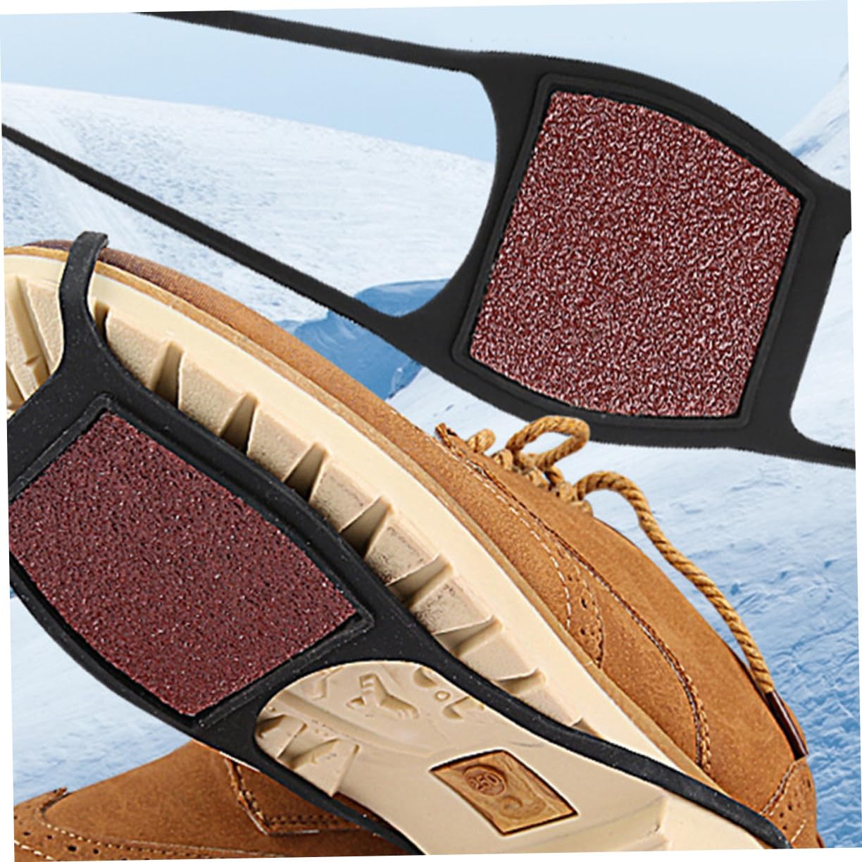 Copriscarpe Antiscivolo YARNOW Per Neve E Ghiaccio - Grip Sicuro Per Escursioni E Attività All'aperto