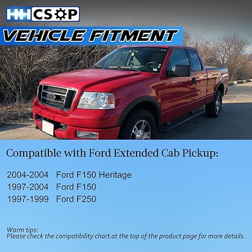 Miniatura 3 de Pestillo de bloqueo de puerta trasera y cable derecho del lado del pasajero de la puerta superior de repuesto para Ford F150 Heritage F250 Extended