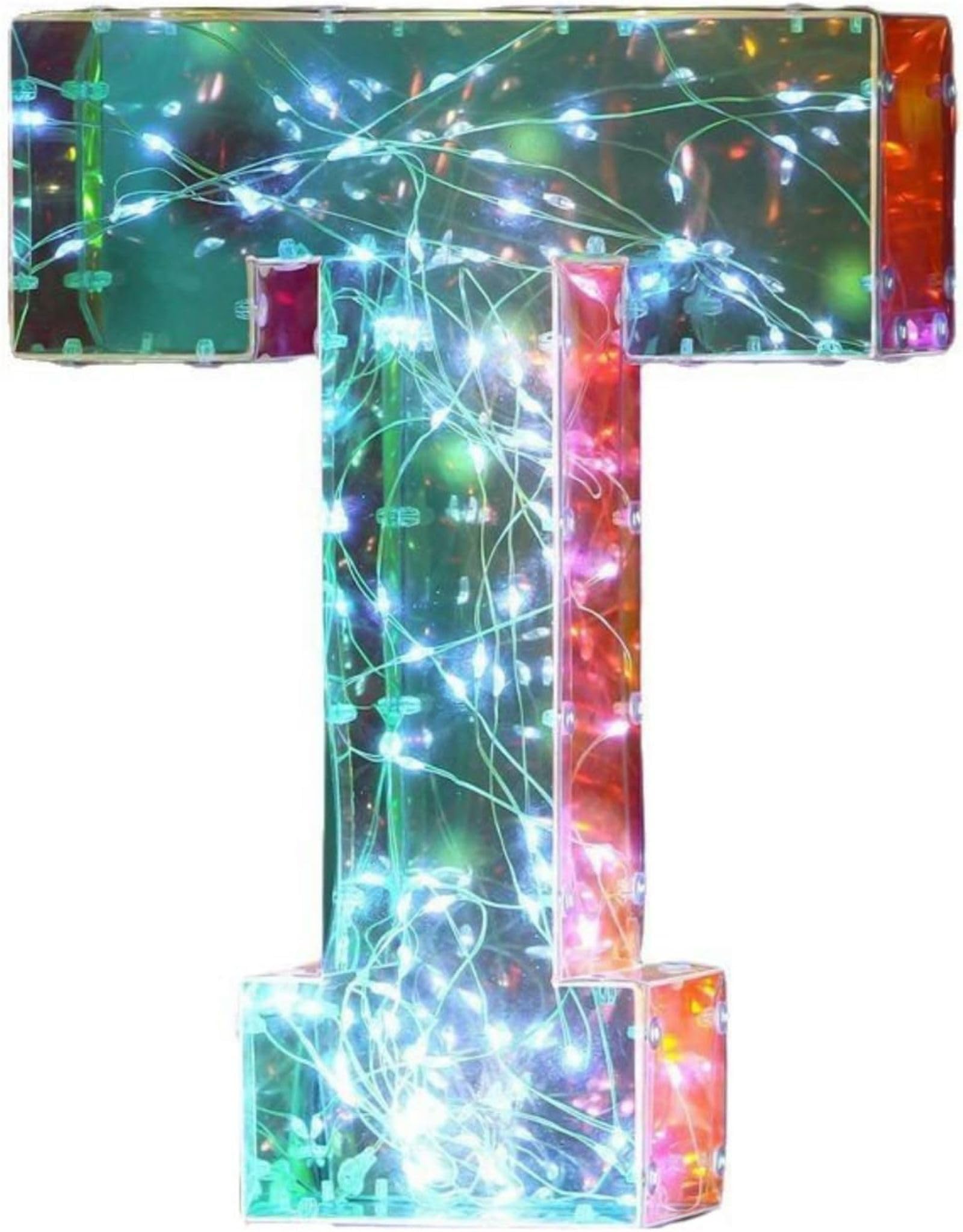 Jemnpela LED Marquee Letter Number Sign Lights Glitter Light Up Alphabet Figure Night Light for Birthday Party Wedding Home Bar Holiday Wall Decoration