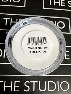 Chisel Nail Art 2 in 1 Acrylic/Dipping Powder 2 oz - AMERICAN WHITE