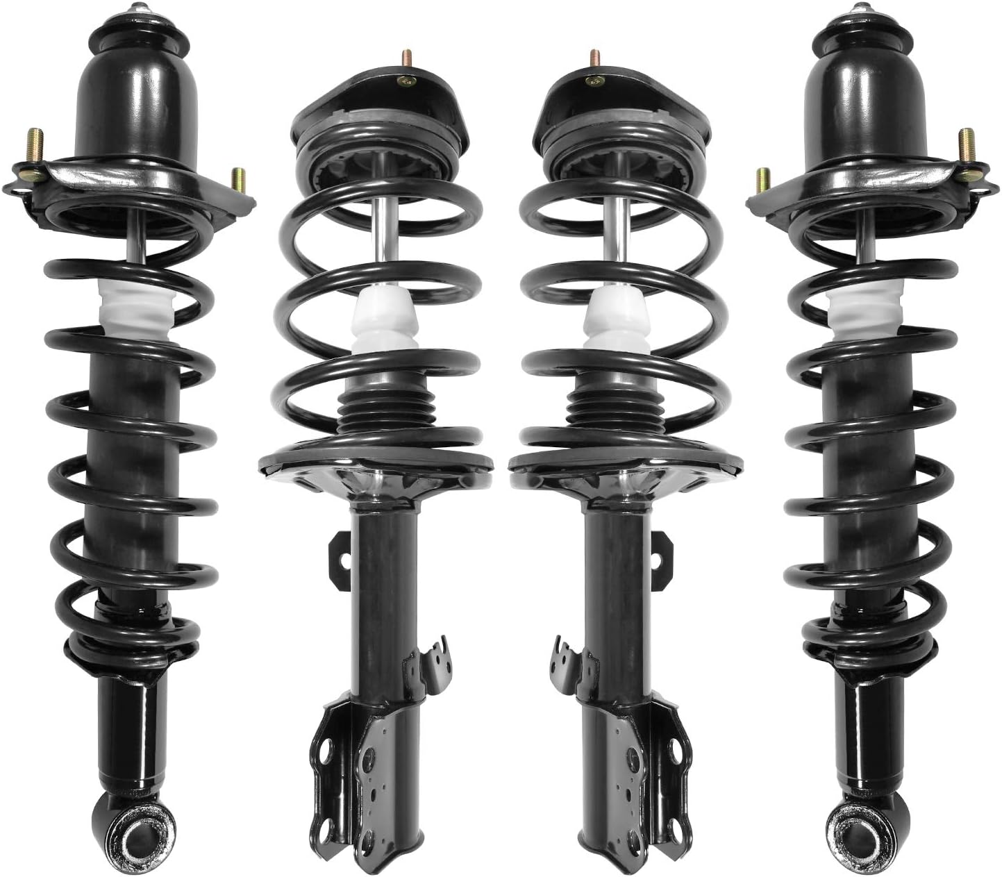 Unity 4-11241-15371-001 Front and Rear 4 Wheel Complete Strut Assembly Kit
