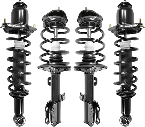 Unity 4-11241-15371-001 Kit completo de montaje de puntal de 4 ruedas delanteras y traseras