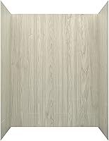 Vista 12 de Miseno MSW786032 ReadySet 60" X 32" X 78" Kit de Pared para Ducha de Cinco Paneles en Alcove - Blanco Carrara