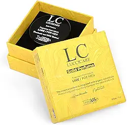 TROIA US CABINET & CLOSET Perfume Sólido - Colônia Masculina, Aroma De Limão, Perfumes Tamanho Viagem, Tamanho, Fragrâncias Masculinas Portáteis Feitas À Mão (0,5 Oz 15 G) (Lima)